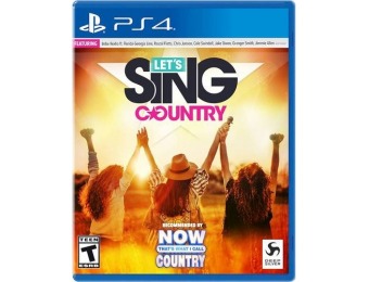 86% off Let's Sing Country - PlayStation 4