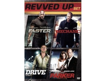 33% off Drive/Parker/Faster/The Mechanic (DVD)