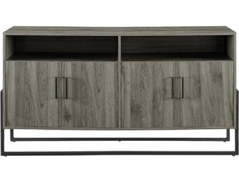 $150 off Walker Edison TV Cabinet for Most TVs Up to 65" - Slate Gray
