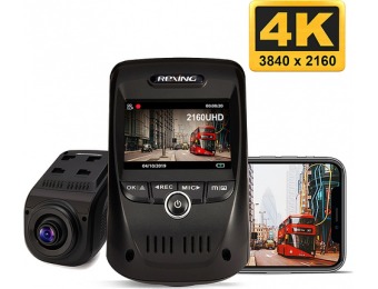 $40 off Rexing V1 Max Real 4K UHD Single Channel Wi-Fi Dash Camera