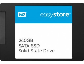 $5 off WD easystore 240GB Internal SATA SSD for Laptops & Desktops