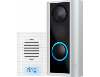 $130 off Ring Peephole with Chime - Satin Nickel