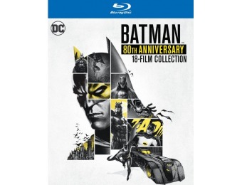 $40 off Batman: 80th Anniversary 18-Film Collection (Blu-ray)