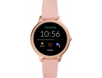 $100 off Fossil Gen 5e Smartwatch 42mm Silicone - Pink