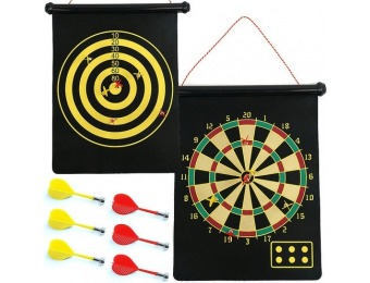 $10 off Magnetic Roll-up Dart Board and Bullseye Game w/ Darts