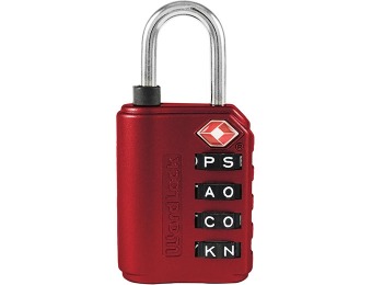 52% off Wordlock 4-Dial TSA Approved Luggage Lock