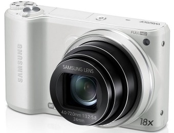 $121 off Samsung WB250F 14.2MP CMOS Smart WiFi Digital Camera