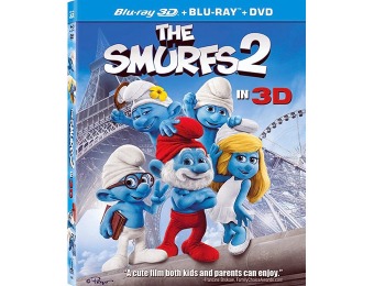 37% off The Smurfs 2 (Blu-ray 3D + Blu-Ray + DVD + Digital)