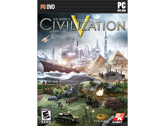 80% off Sid Meier's Civilization V (PC Download) w/ code GFDFEB20