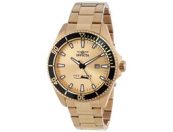 $547 off Invicta 15186SYB Pro Diver 18k Ion-Plated Men's Watch