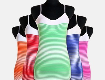 $35 off 8-Pack Ladies Seamless Tank Tops w/ Adjustable Straps