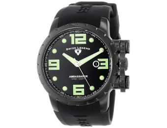 $742 off Swiss Legend 30021-PHT Ambassador Swiss Men's Watch
