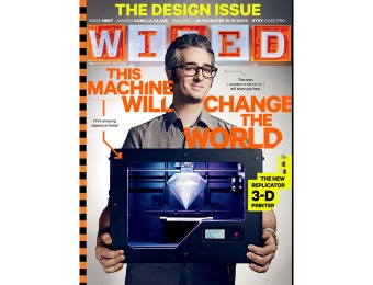$54 off Wired Magazine Subscription, $4.99 / 12 Issues