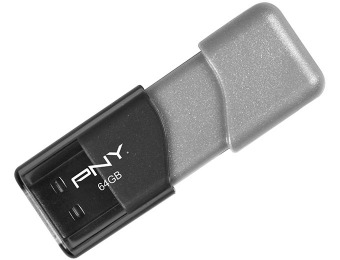 47% off PNY Turbo Plus 64GB USB 3.0 Flash Drive P-FD64GTBOP-GE