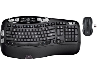 38% off Logitech Wireless Wave Mk550 Keyboard and Mouse Combo