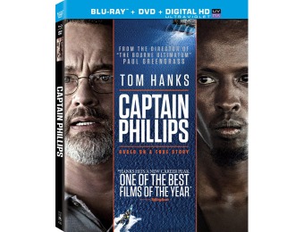 44% off Captain Phillips (Blu-ray / DVD + UltraViolet Digital Copy)