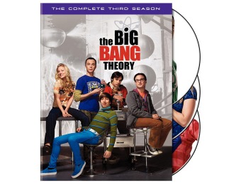 62% off The Big Bang Theory: The Complete Third Season DVD