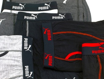 39% off 3-Pack of Puma Men's Boxer Briefs, Multiple Colors