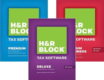 $5 Gift Card + $10 - $15 off with H&R Block Tax Software