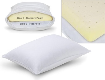 75% off Sleep Innovations Reversible 2-in-1 Bed Pillow
