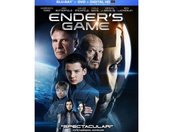 80% off Ender's Game Blu-ray + DVD + Digital HD