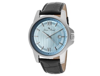 92% off Lucien Piccard 10048-012 Breithorn Men's Leather Watch