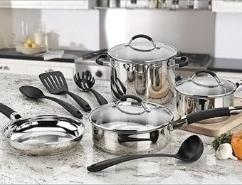 $100 off Cuisinart Pro Classic 11-Pc Cookware Set, Stainless
