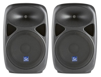 67% off Gem Sound PXB120USB 12" Speakers w/ USB/SD Media Player