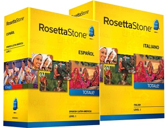 61% off Rosetta Stone Language Learning Software, 20 Languages