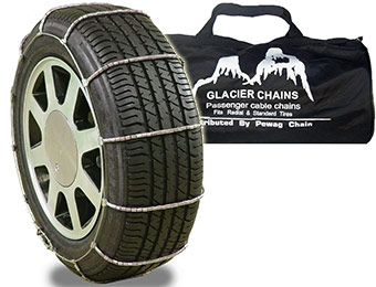 56% off Set of 2 Glacier 1026 Passenger Cable Tire Chains