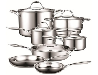 $575 Off Cooks Standard Stainless Steel 12-Piece Cookware Set