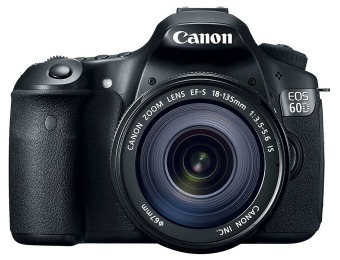 29% off Canon EOS 60D DSLR Digital Camera w/ 18-135mm IS Lens
