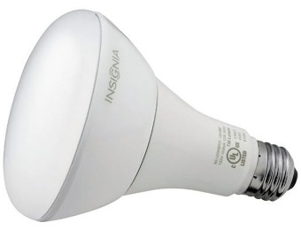 50% off Insignia 730-Lumen 12W Dimmable BR30 LED Floodlight