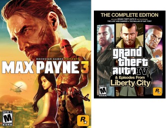 $55 off Grand Theft Auto IV / Max Payne 3 Bundle (Online Game Code)