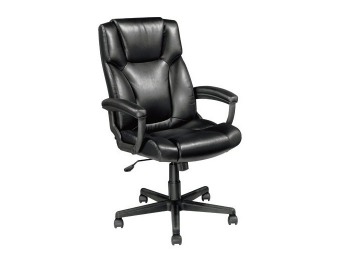 $75 off OfficeMax Breckland High Back Executive Leather Chair
