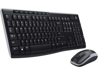 50% off Logitech MK270 Wireless Keyboard & Mouse Combo