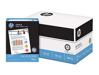$27 off HP Office Paper, 8 1/2" x 11", Case - 5000 Sheets