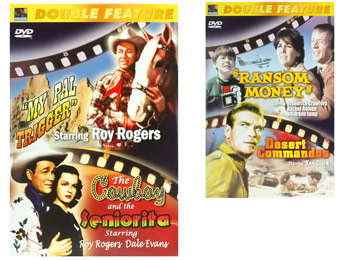87% Off Classic Double Feature DVDs, 11 DVDs Available