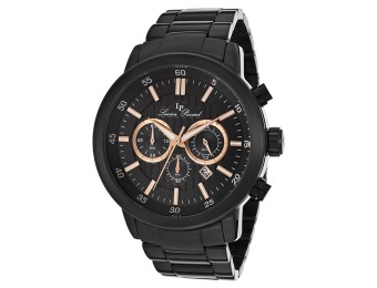 $420 off Lucien Piccard Monte Viso Men's Watch 12011-BB-11-RA
