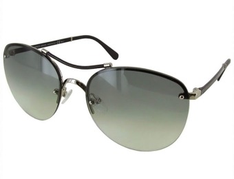 $285 off Giorgio Armani 902/S Bowed-Bridge Aviator Sunglasses
