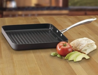 52% off Cuisinart GreenGourmet Hard-Anodized 11" Square Grill Pan