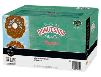 $6 off Keurig Donut Shop Medium-Roast Coffee K-Cups (54-Pack)
