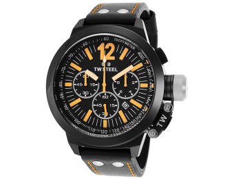 $539 off TW Steel CE1030R Canteen Chrono Leather Watch