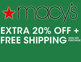 Extra 20% off with Macy's promo code EXTRA