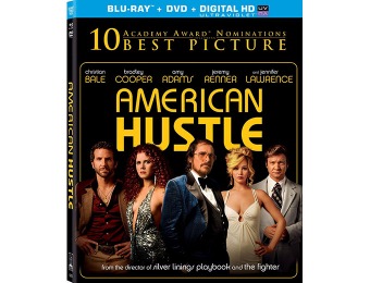 76% off American Hustle (Blu-ray + DVD + Digital HD UltraViolet)
