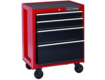 $183 off Craftsman 26" 4-Drawer Heavy Duty Rolling Tool Cabinet