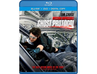 67% off Mission: Impossible Ghost Protocol (Blu-ray + DVD + Digital)
