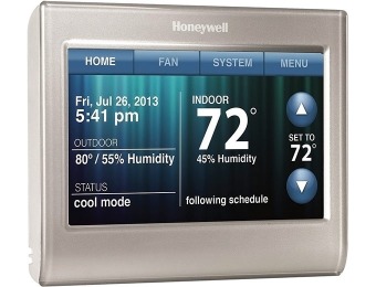 $130 off Honeywell Wi-Fi Smart Thermostat (iOS / Android)