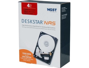 $100 off HGST Deskstar NAS 4TB High-Performance Hard Drive
