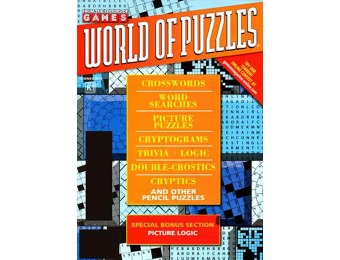 $17 off Games World of Puzzles Magazine, $9.99 / 6 Issues